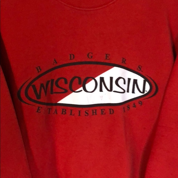 Wisconsin Badgers vintage crewneck sweater - Picture 2 of 4
